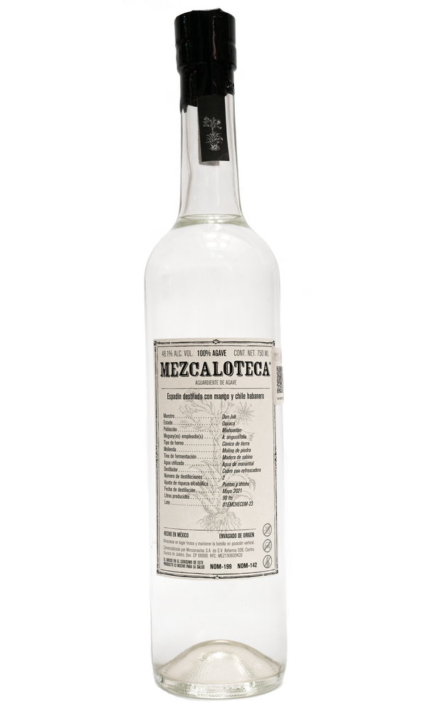 Espadín distilled with mango and habanero chile - Miahuatlán, Oaxaca 750 ml