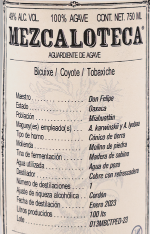 Ensamble de 3 agaves: Bicuixe / Coyote / Tobaxiche - Miahuatlán, Oaxaca 750 ml